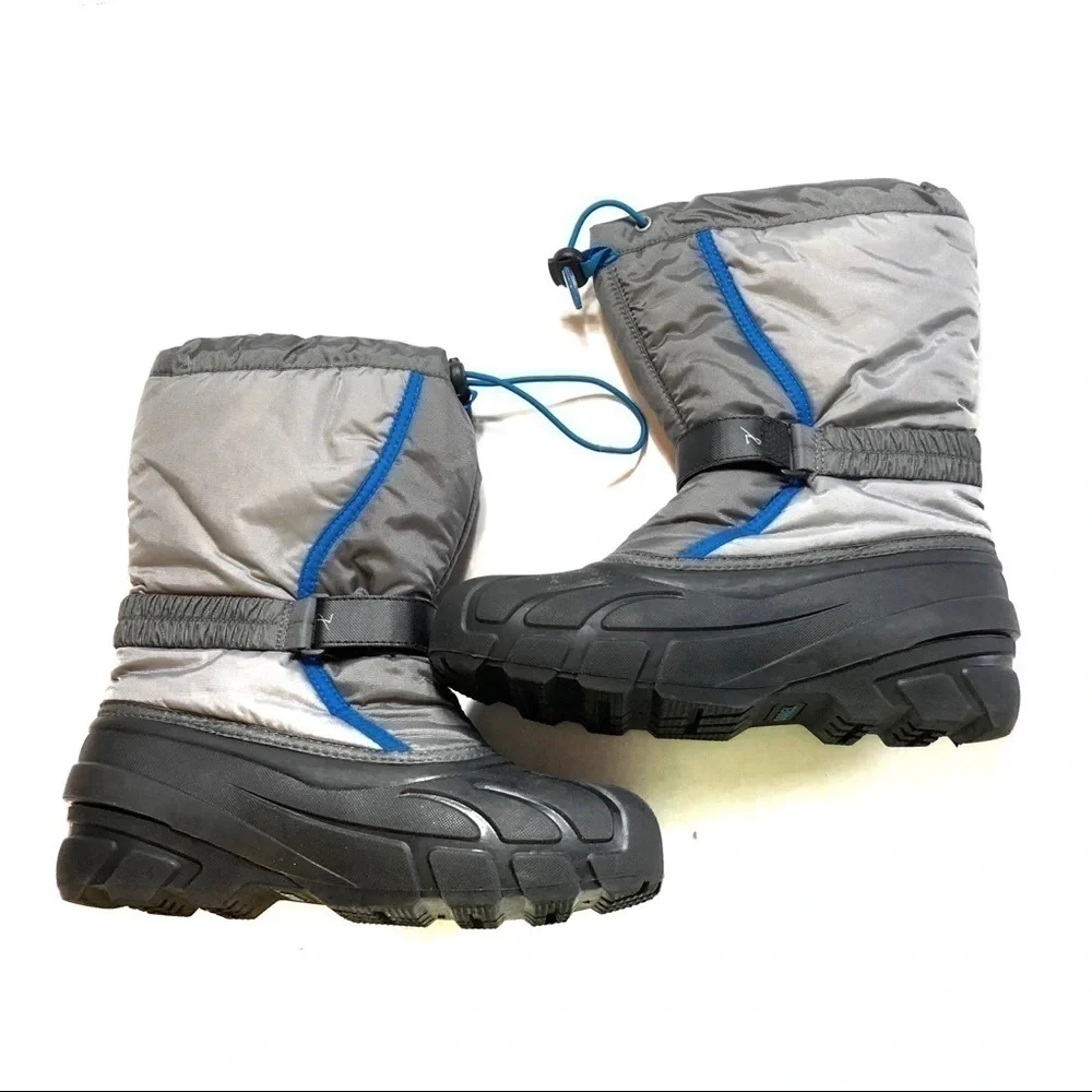 Sorel Gray Blue Snow Boots Sz 7 Women’s Winter